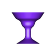 Glass of drink pan 2.stl Drink Glass Cup Watercolor Pan 4ml