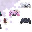 Diapositiva4.jpg Play Station Buttons" brackets for PS3 controllers