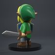 Link_backView_Color_001.0003.jpg Fichier STL Lien vers la légende de Zelda Firgure・Objet pour imprimante 3D à télécharger