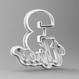 333.82.jpg numbers cookie cutters full pack 12 stl  models set ready for 3D printing