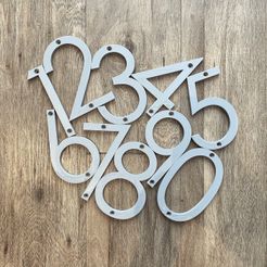 Numbers.jpg STL file Numbers - 0 thru 9・Design to download and 3D print