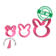 7772583_A_2.png Easter Bunny, Rabbit, 3 Sizes, Digital STL File For 3D Printing, Polymer Clay Cutter, Earrings, Cookie, sharp, strong edge