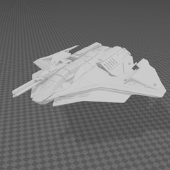 Immagine-2023-03-26-124529.png STL file Star Citizen Ares Inferno (Crusader Industries)・3D printing template to download