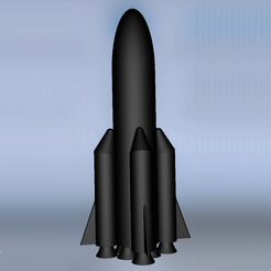 Fusee_imprimee_en_3D_Rocket_3D_Printed_Cults.png Archivo STL gratis Fusée・Modelo para descargar y imprimir en 3D