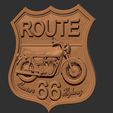11ZBrush-Document.jpg route 66 motorcycle sign