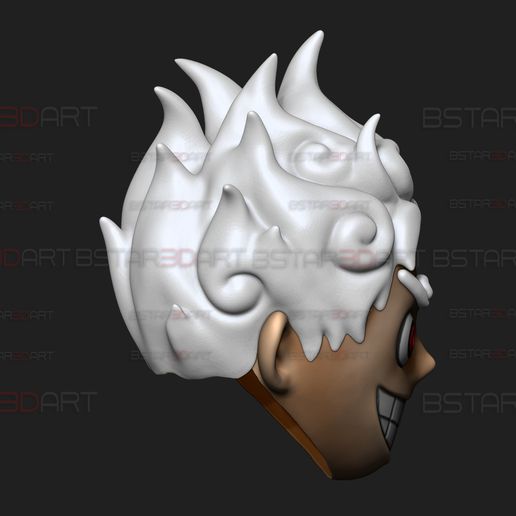 05.jpg Luffy Gear 5 Head Mask Wearable - One Piece Cosplay