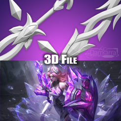 LeonaCrystal04.png Fichier 3D Leona Crystalis Motus League of Legends Fichier STL・Design pour imprimante 3D à télécharger