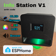 Info-Station-V1.png Info-Station V1 - Multipurpose Status Notification Screen for Homeassistant/ESPHome (ESP8266)