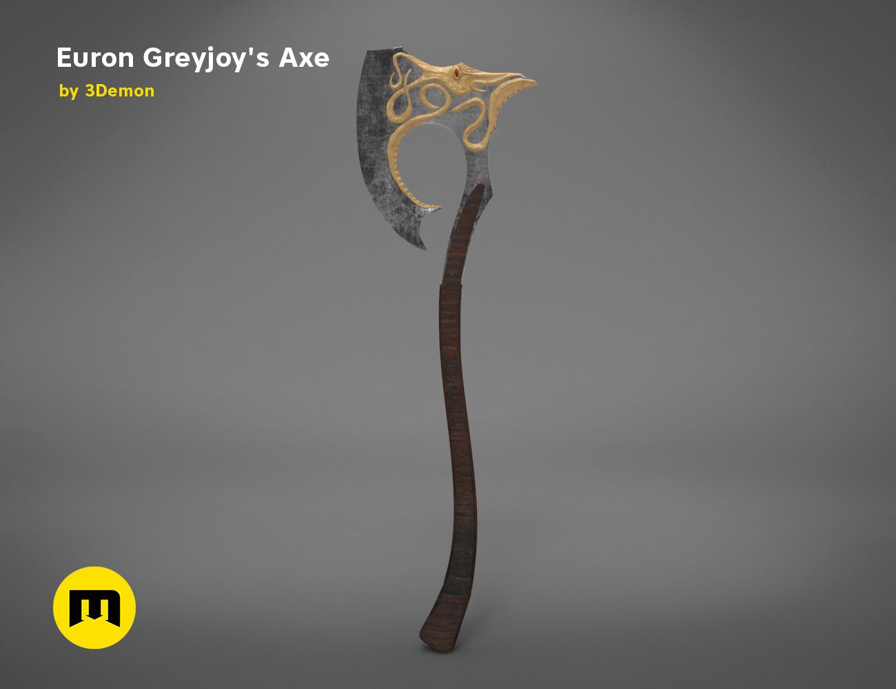 axe-gameofthrones-render.972.jpg Download OBJ file Euron Greyjoy’s Axe • 3D printing design, 3D-mon