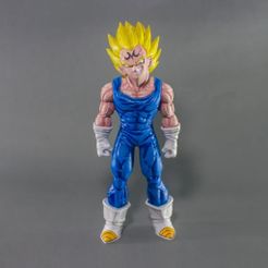1.jpg STL file Vegeta Majin / Dragon Ball Z/ No Supports・3D printing design to download