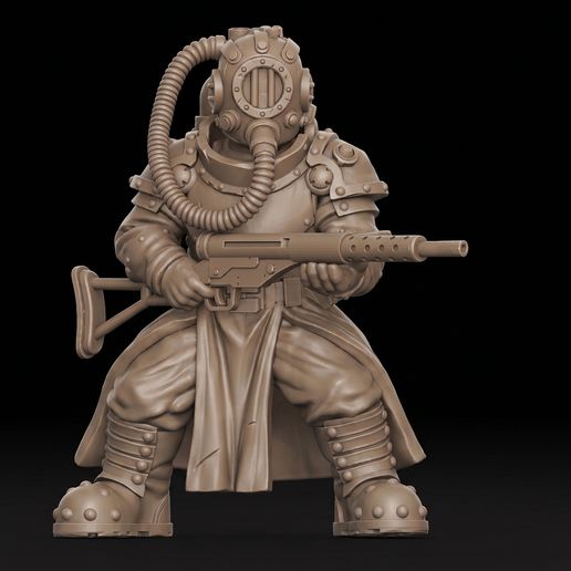 Heretic Diver with SMG for Grimdark Crusade