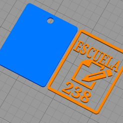 Sin-título.png Fichier STL gratuit Porte-clés Ecole N°238・Objet imprimable en 3D à télécharger, nicodromero