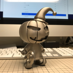 Capture d’écran 2018-01-17 à 12.34.42.png STL-Datei Pumpkin Wizard & Spider Figure kostenlos・Design für 3D-Drucker zum herunterladen