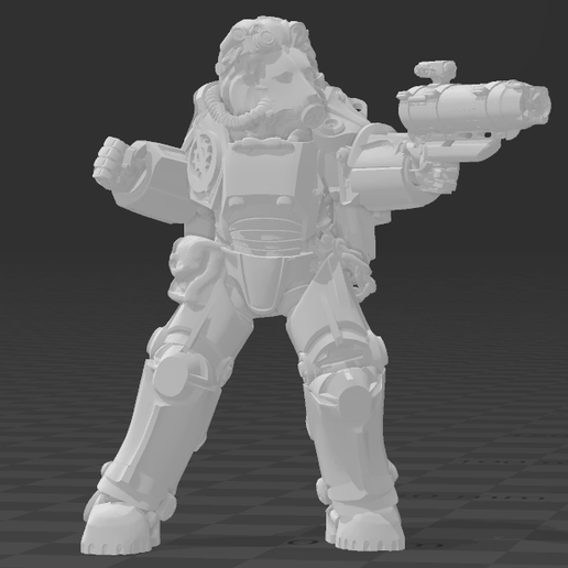 🎲 Champion of the Citadel from Fallout・Free OBJ File for 3D printing・Cults