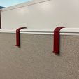 Hooks-2.jpg Cubicle Hook STL 5 Pack
