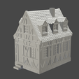 v0.png medieval frame house - decoration - tabletop/wargaming terrain