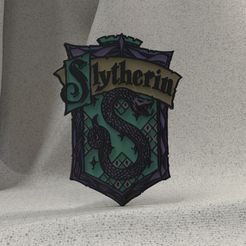 slytherin.jpg Fichier 3D gratuit Serpentard・Design pour imprimante 3D à télécharger