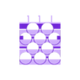 34.4mm diam Rack.stl STACKING MODULAR PAINT RACK