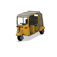 a6b82092-e258-42ad-8a05-74ccb41d0af0.png Yellow Tuk-Tuk/ Auto Rickshaw with Movements