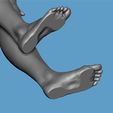 female_foot.jpg Realistic Heroic Female Basemesh, self stand