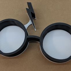 HarryPotterGlasses-PetBowls.jpeg Pet Bowl Harry Potter Glasses