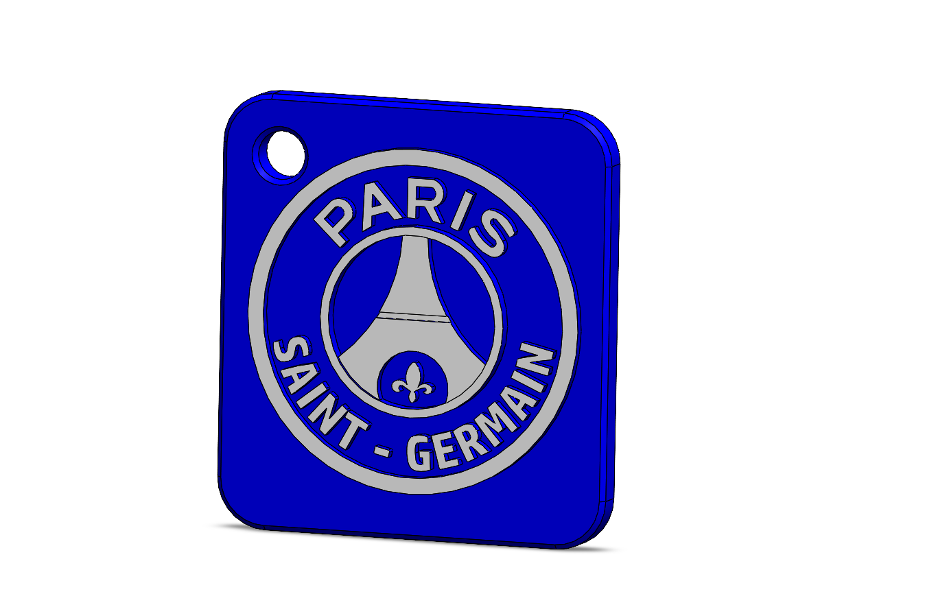 PSG-Porta_Chaves_universal.png Archivo STL gratuito PSG - Llavero del París Saint-Germain・Objeto imprimible en 3D para descargar, WingDesk