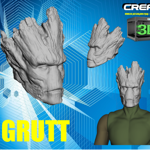 GRUTT HEAD 3D model