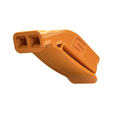clip-whislte-orange-2.png clip emergency and survival whistle - Dual tone -   (falcon clip)