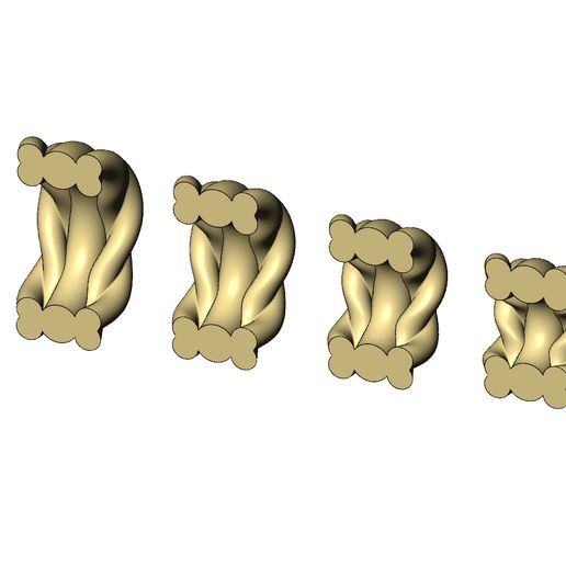 Double-sides-Braided-rope-bead-size7to10-07.jpg Double braided wire bead and charm 3D print model