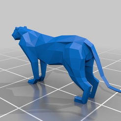 bbb79ca270f7f397c54ce72d197d33d1.png STL-Datei low poly tiger kostenlos・3D-Druck-Modell zum herunterladen
