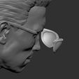 17.jpg Arnold T-800 bust with glasses for 3d print stl .2 options