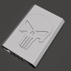 Punisher.jpg 3D file Cover for Picatinny rail・3D printing model to download, WilD_WoMBaT
