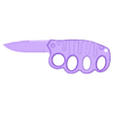 knuckle knife.stl Knuckle Knife (PropKnife) 1/1 Size