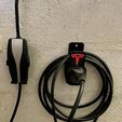 IMG_1321.jpeg **Improved Updated Version** TESLA MOBILE CHARGER GEN 2  - CABLE HOLDER WALL MOUNT Bracket for Gen2 UMC North America and EUROPE with bonus Tesla drink coasters included!