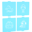 2.png Frozen stencil set of 8 for Coffee and Baking