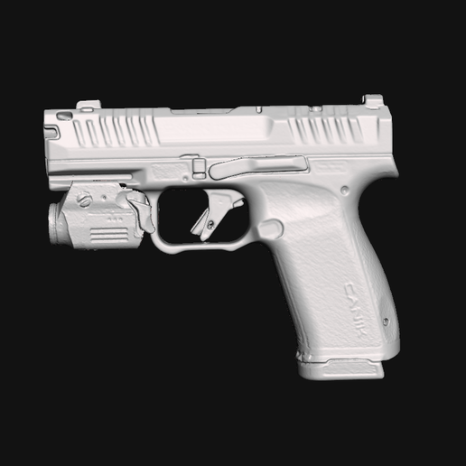 Canik MC9 Prime Surefire XSC-B Real Size Scan 3D Gun Mold - 3D model önizlemesi