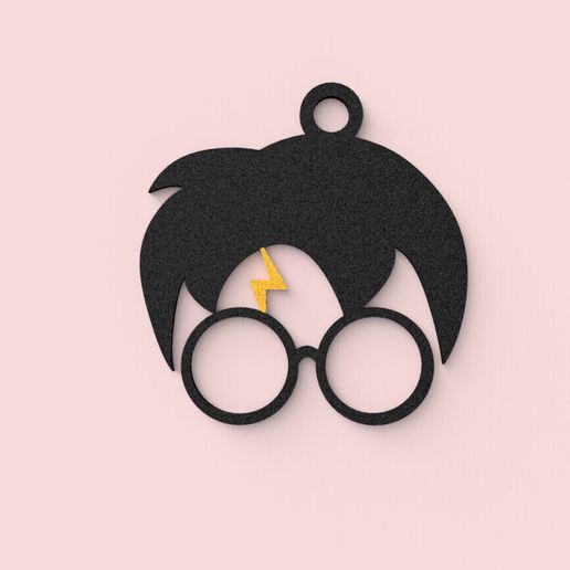 Harry Potter keychain 3D model