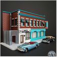 003.jpg BTTF  INSPIRED- LOU'S CAFE 1/64 SCALE - HOT WHEELS COMPATIBLE