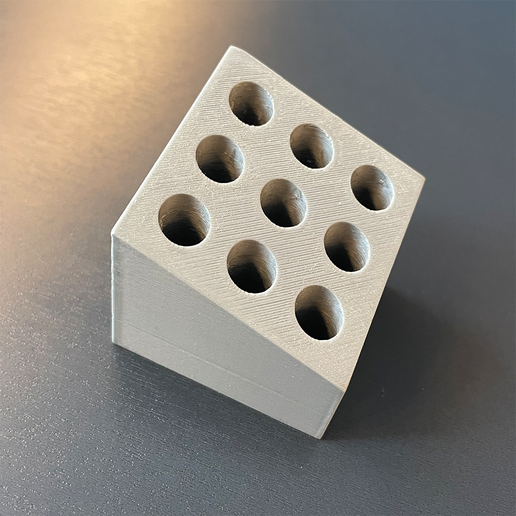 Portabolígrafos De Metal Cuadrado Nakabayashi - Color Negro, Diseño Minimalista