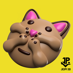 230326_MARZO_026.png Файл STL PAN DE MUERTO В ФОРМЕ КОТА_ MICHI PAN・Модель 3D-принтера для скачивания