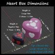 Heart-Box-Sizes.jpg Valentine's Heart Shaped Gift Box for Candy & Jewelry 2 Sizes