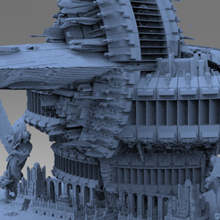 untitled.1299.png Archivo OBJ Torre de ciencia ficción Art Deco de la ciudad・Idea de impresión 3D para descargar, aramar