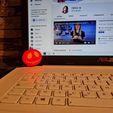 20210415_215930.jpg Pumpkin desk lamp / Lampe de bureau citrouille