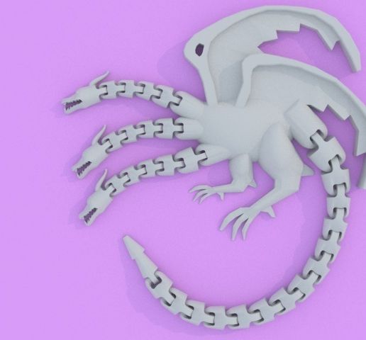 articulated targaryen house logo!