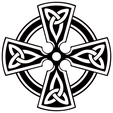 Celtic-Cross-DecorativeTriquetras.png CELTIC CROSS Model 8