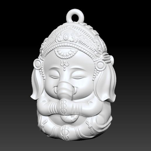ELEPHANT GOD BABY PENDANT 3D model