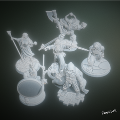 21-11-04-20-42-48-0086.png Free STL file Karak characters・3D printing design to download