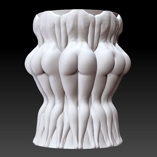 pot or cup or solid for base 3D model