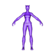 Catwoman.obj Catwoman Lowpoly Rigged