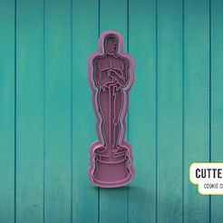 premio-oscar.jpg Fichier STL Découpeur de biscuits pour les Oscars・Modèle pour imprimante 3D à télécharger